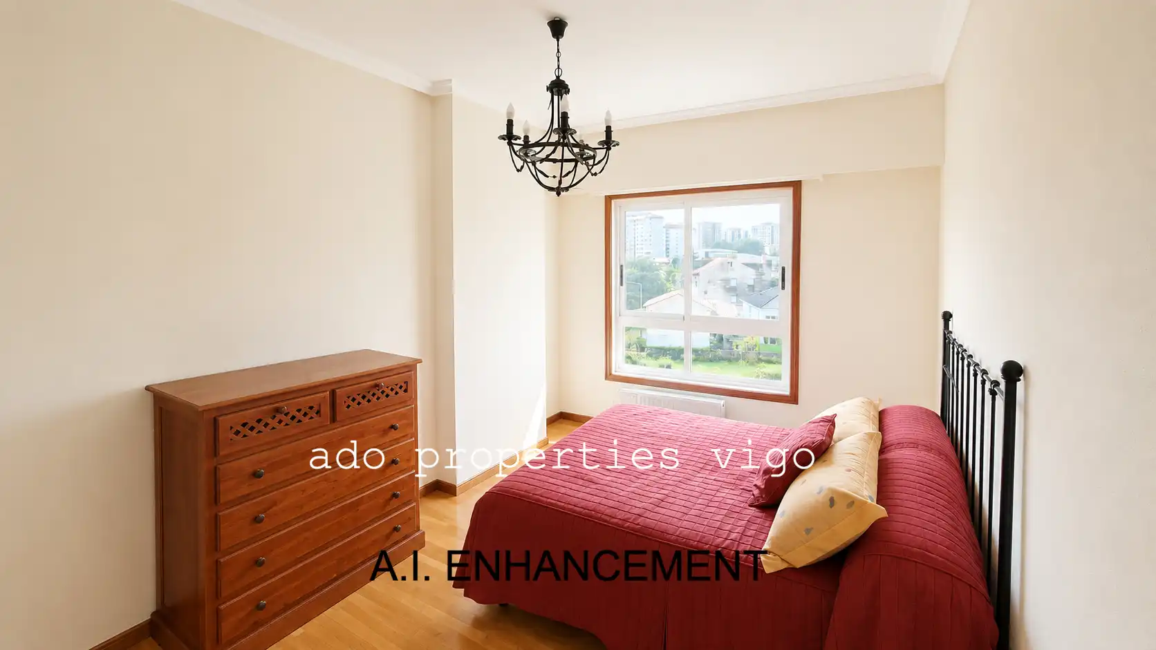 Bedroom of Flat for sale in Vigo   with Heating and Furnished