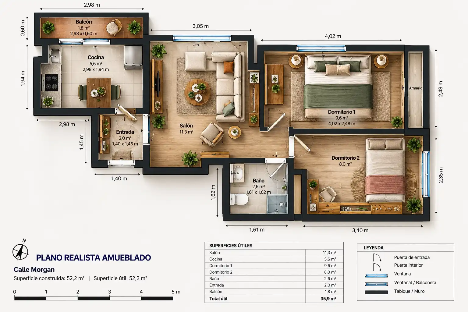 Piso con terraza en venta en Calle Morgan Kalea, imagen 23