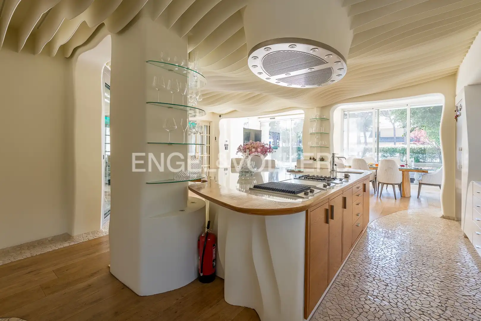Cuina de Casa o xalet en venda en Castelldefels amb Aire condicionat, Calefacció i Jardí privat