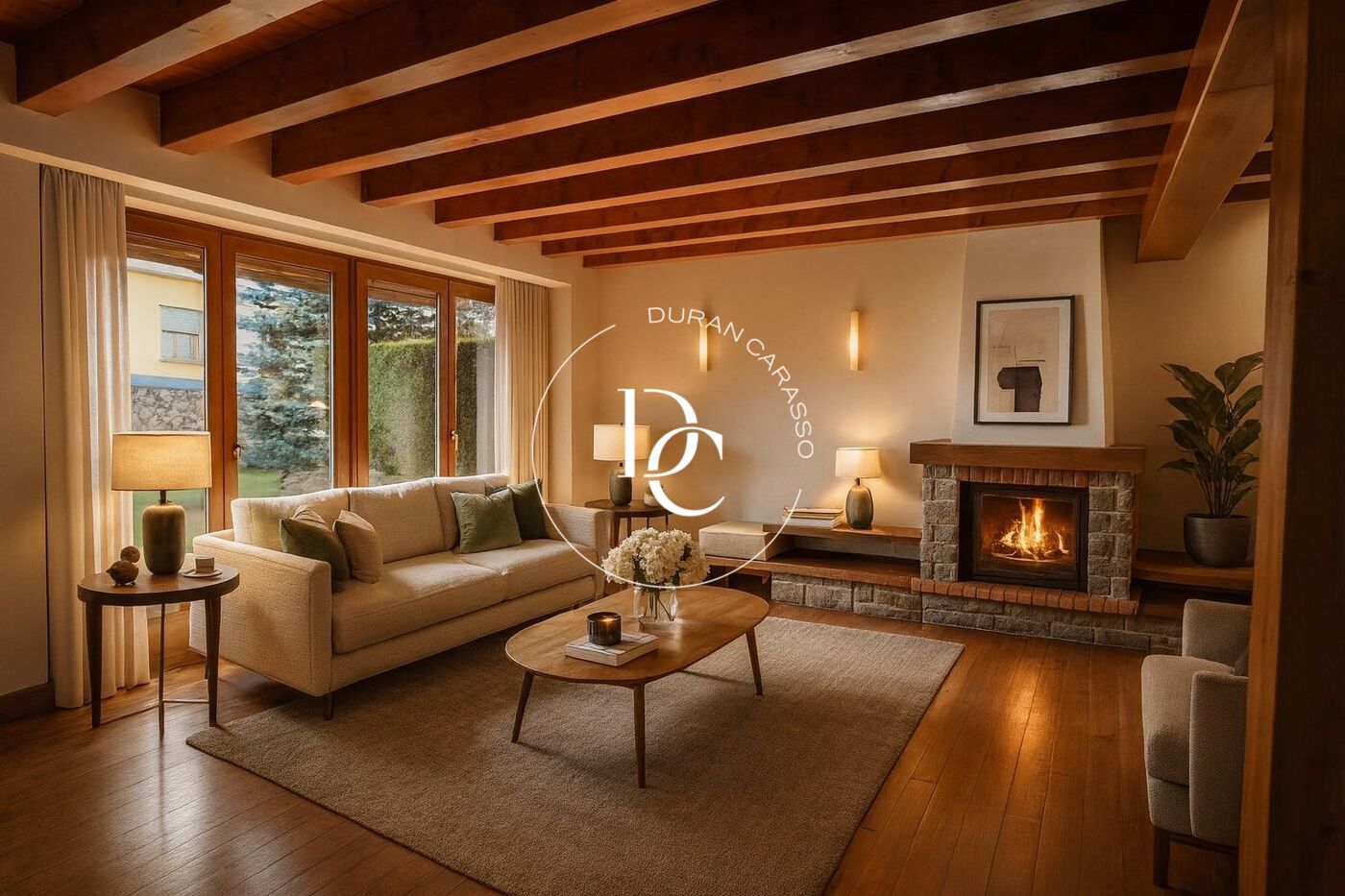 Sala d'estar de Casa o xalet en venda en Bellver de Cerdanya amb Calefacció, Jardí privat i Traster