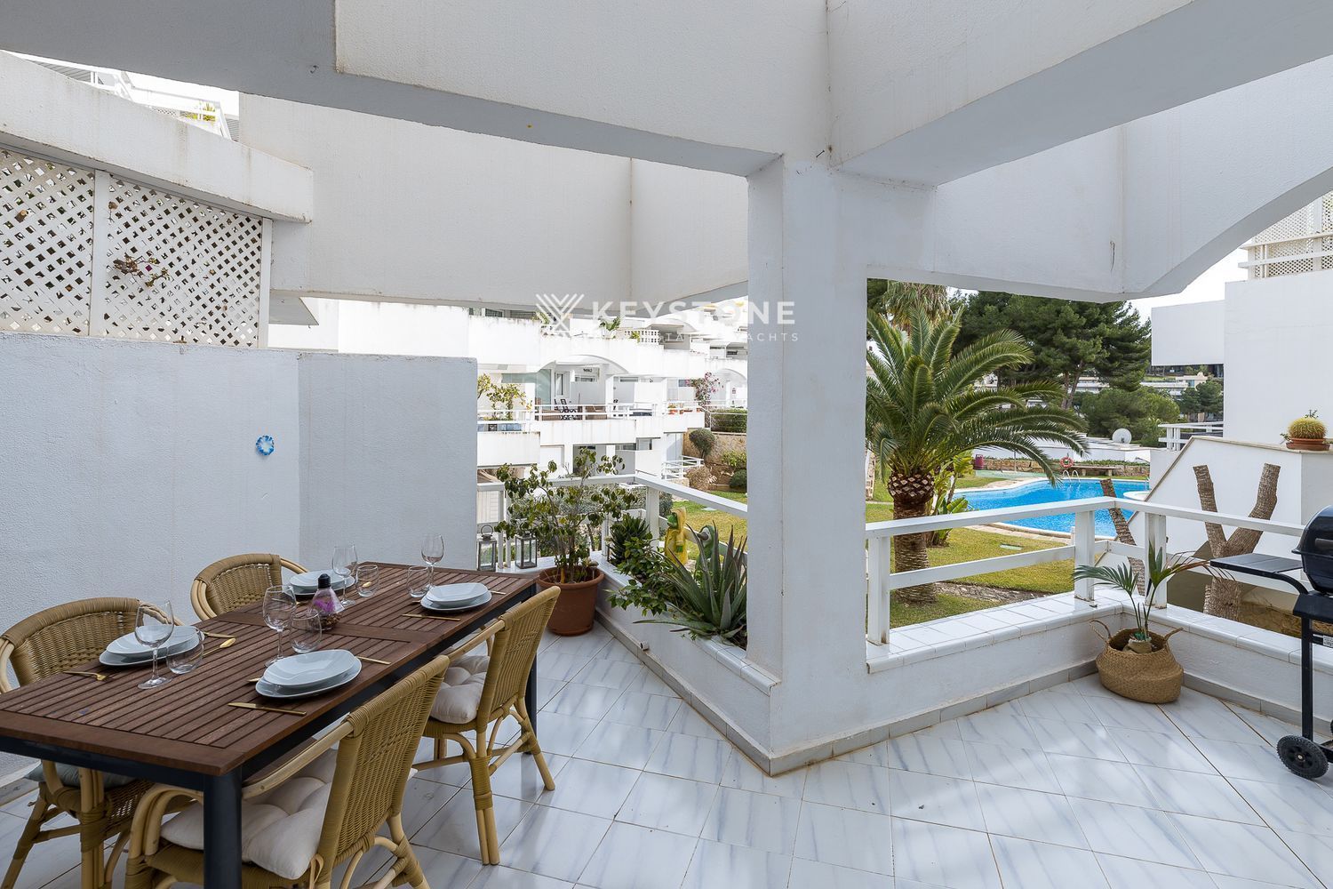 Jardí de Pis de lloguer en Calvià amb Aire condicionat, Terrassa i Traster