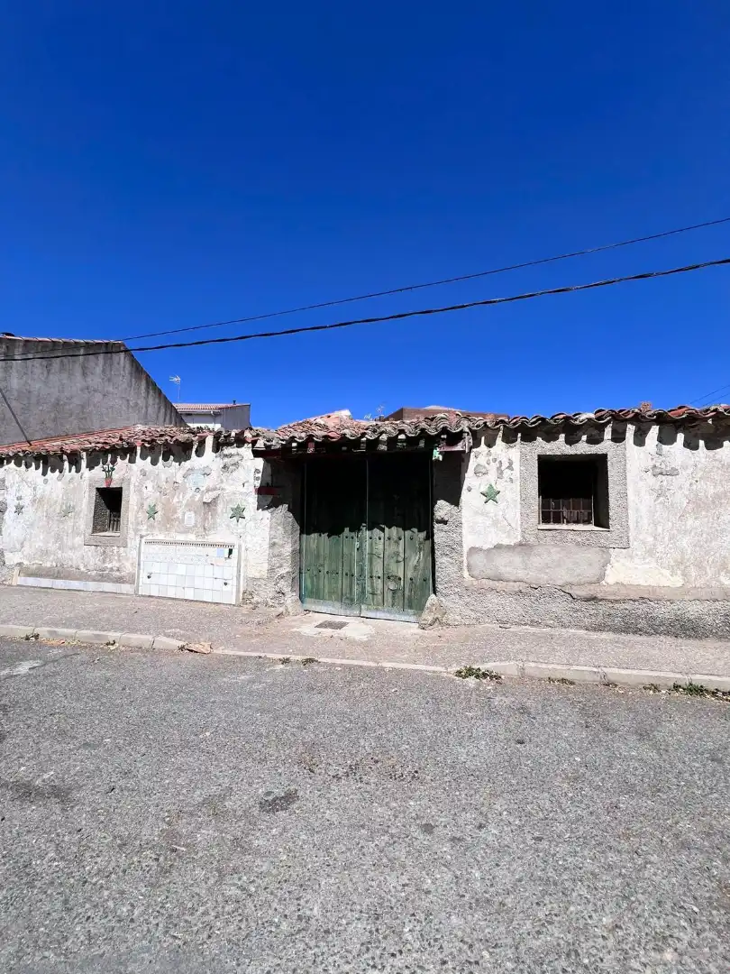 Exterior view of Houses for sale in Santa María del Cubillo  with Private garden