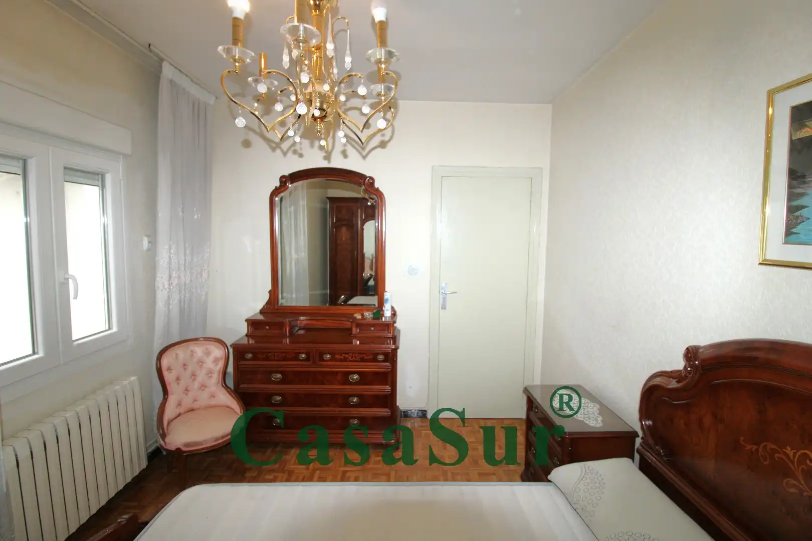 Schlafzimmer von Wohnung zum Verkauf in Valladolid mit Heizung, Terrasse und Abstellraum