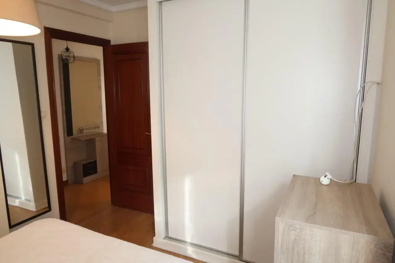 Bedroom of Flat for sale in A Coruña Capital   with Heating, Storage room and Furnished