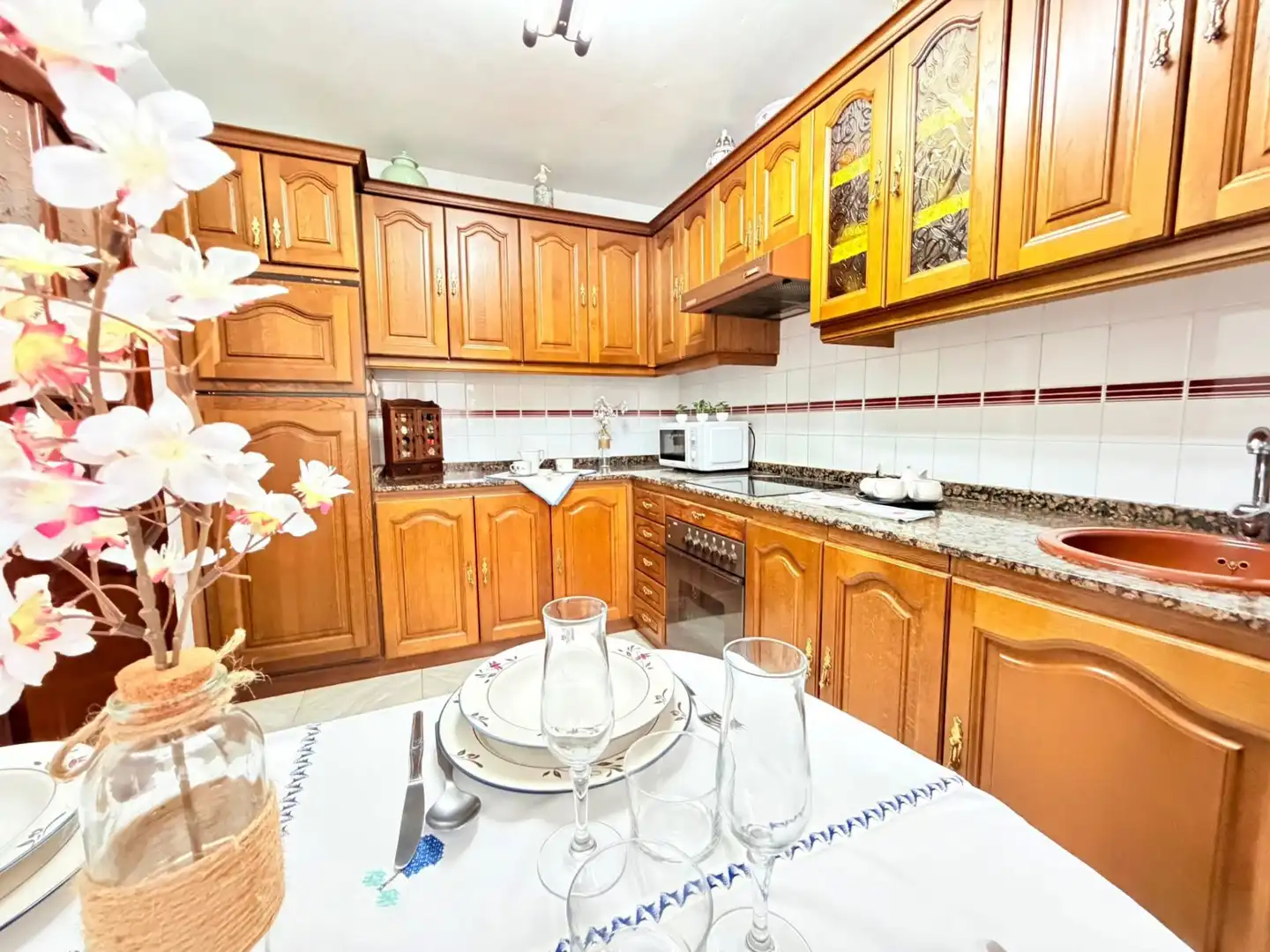 Cocina de Dúplex en venta en Corvera de Asturias con Calefacción, Parquet y Trastero
