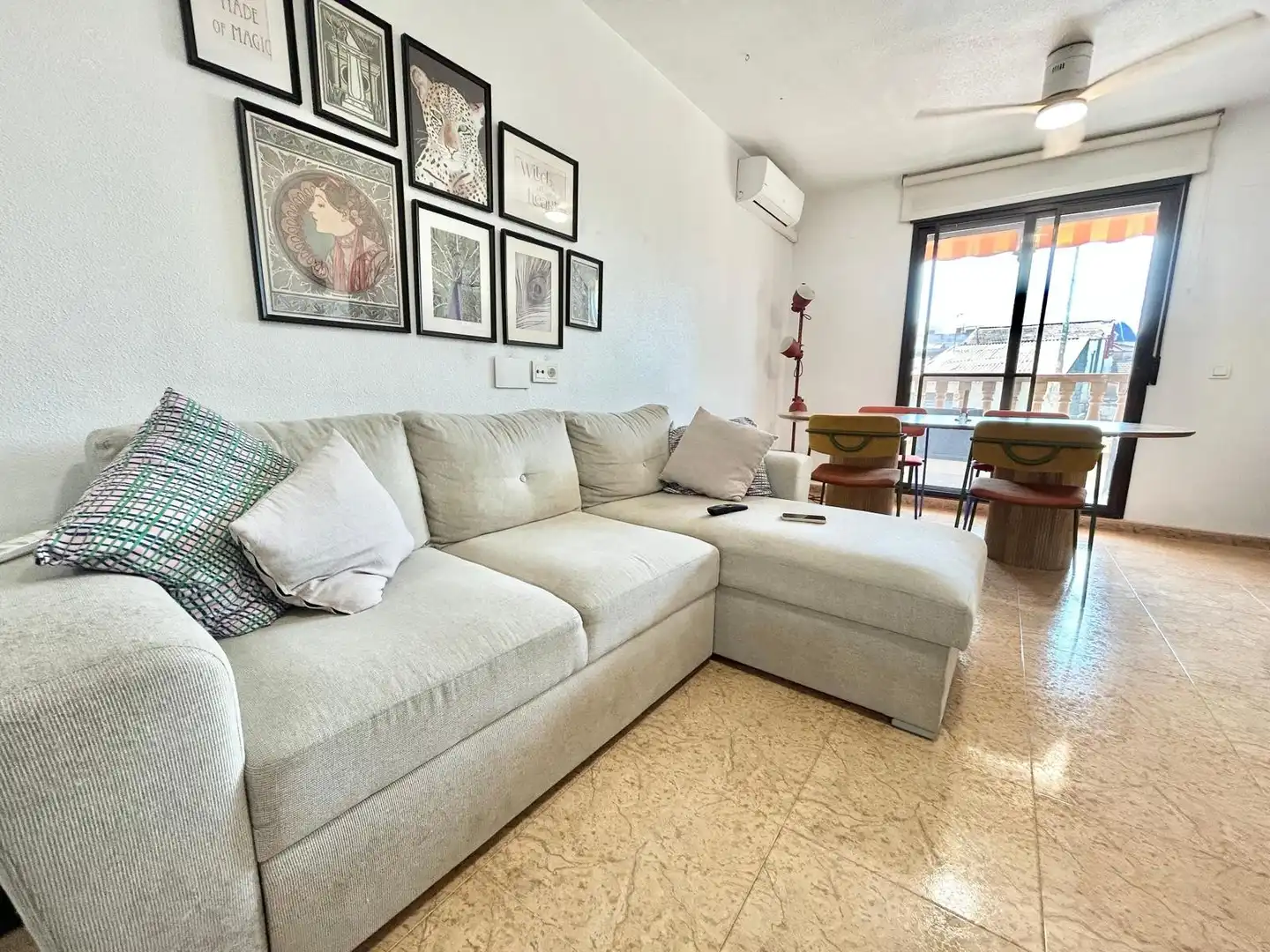 Living room of Ground floor for rent in San Fulgencio  with Air Conditioner, Swimming Pool and Furnished