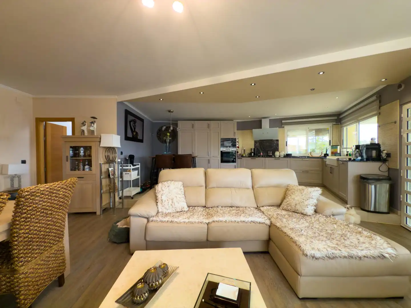 Sala d'estar de Casa o xalet en venda en Jijona / Xixona amb Calefacció, Jardí privat i Terrassa
