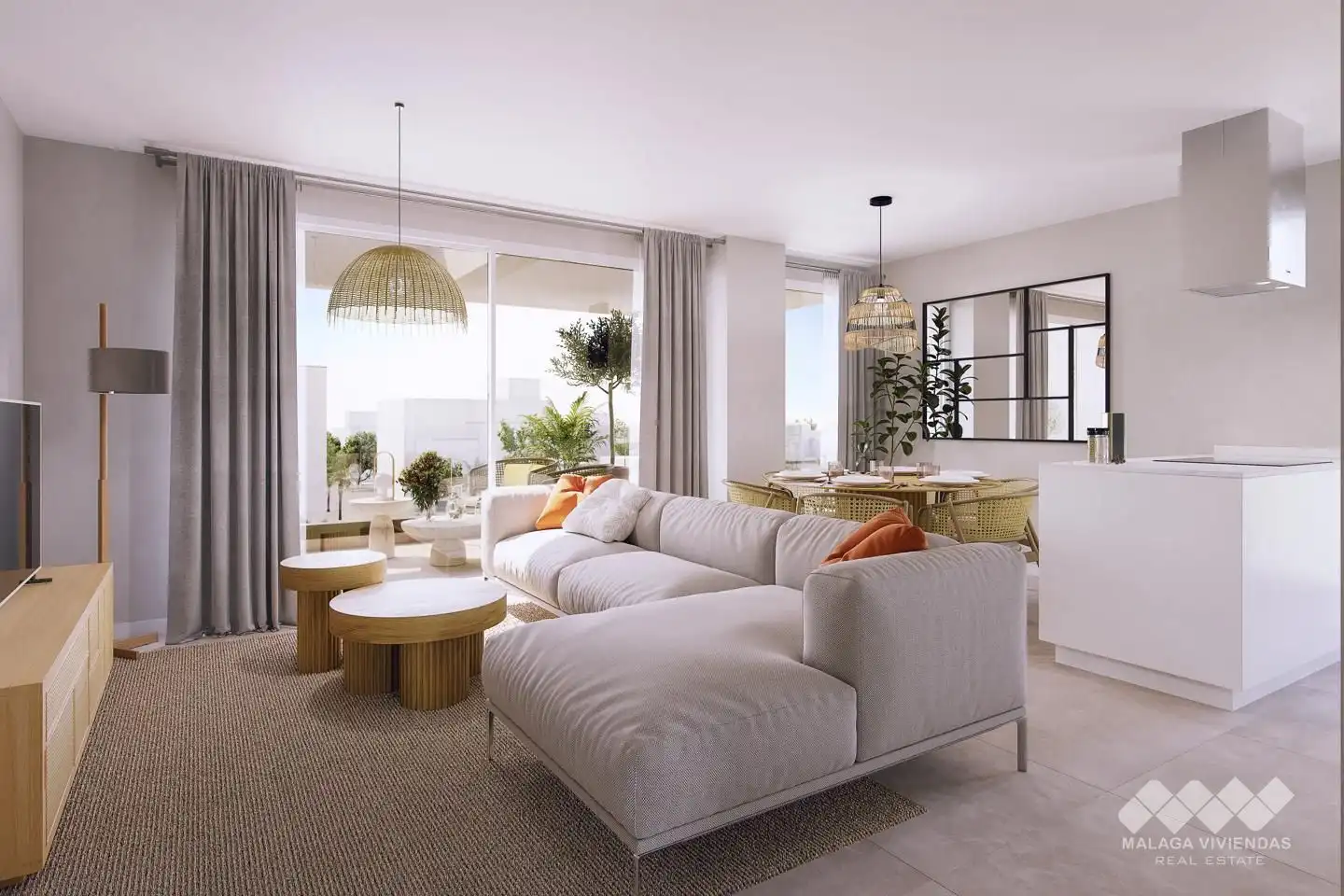 Sala de estar de Piso en venta en Torremolinos con Terraza y Piscina comunitaria