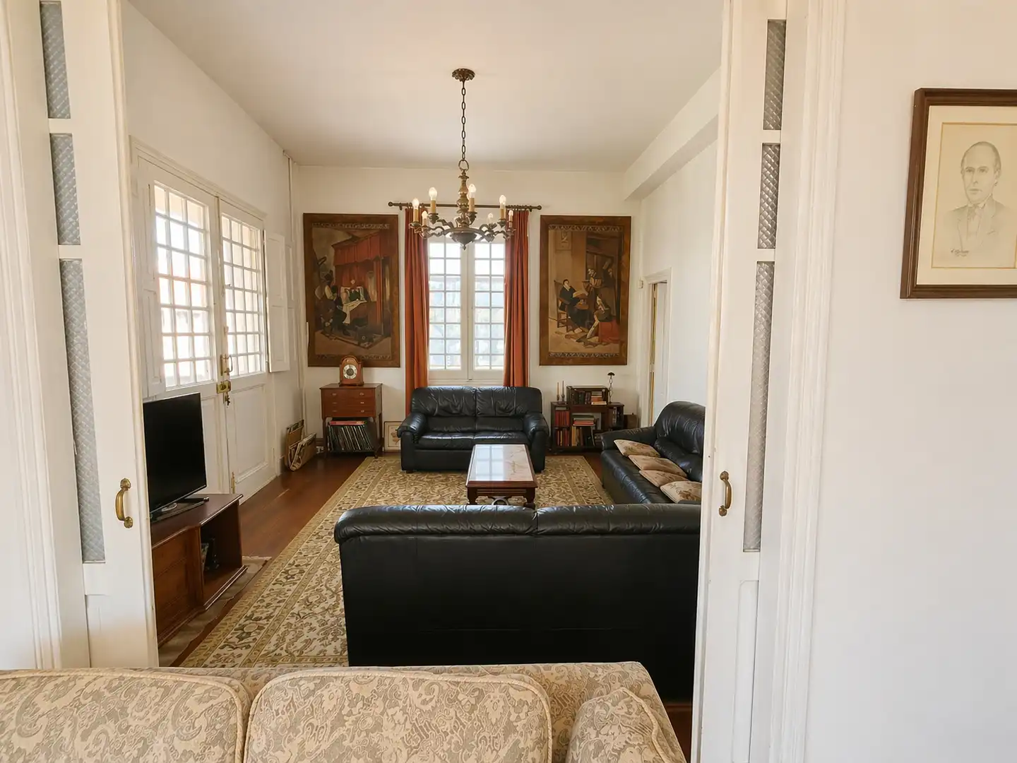 Living room of Houses for sale in Cabanas  with Heating, Private garden and Parquet flooring