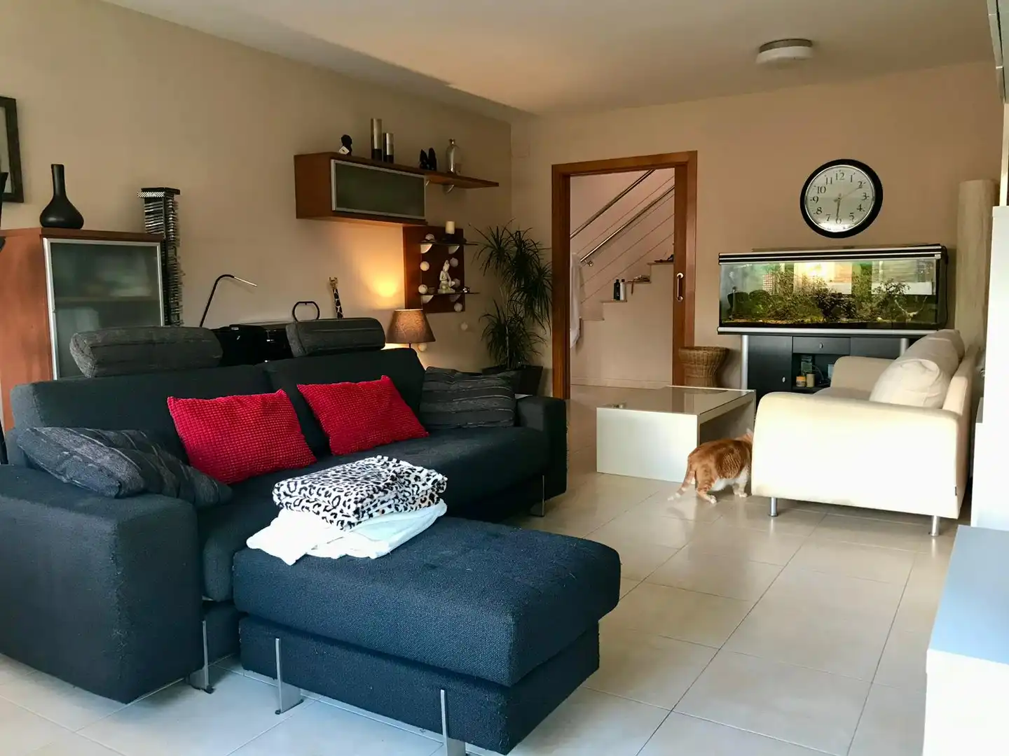 Sala de estar de Casa o chalet en venta en Santa Maria de Palautordera con Calefacción, Jardín privado y Terraza
