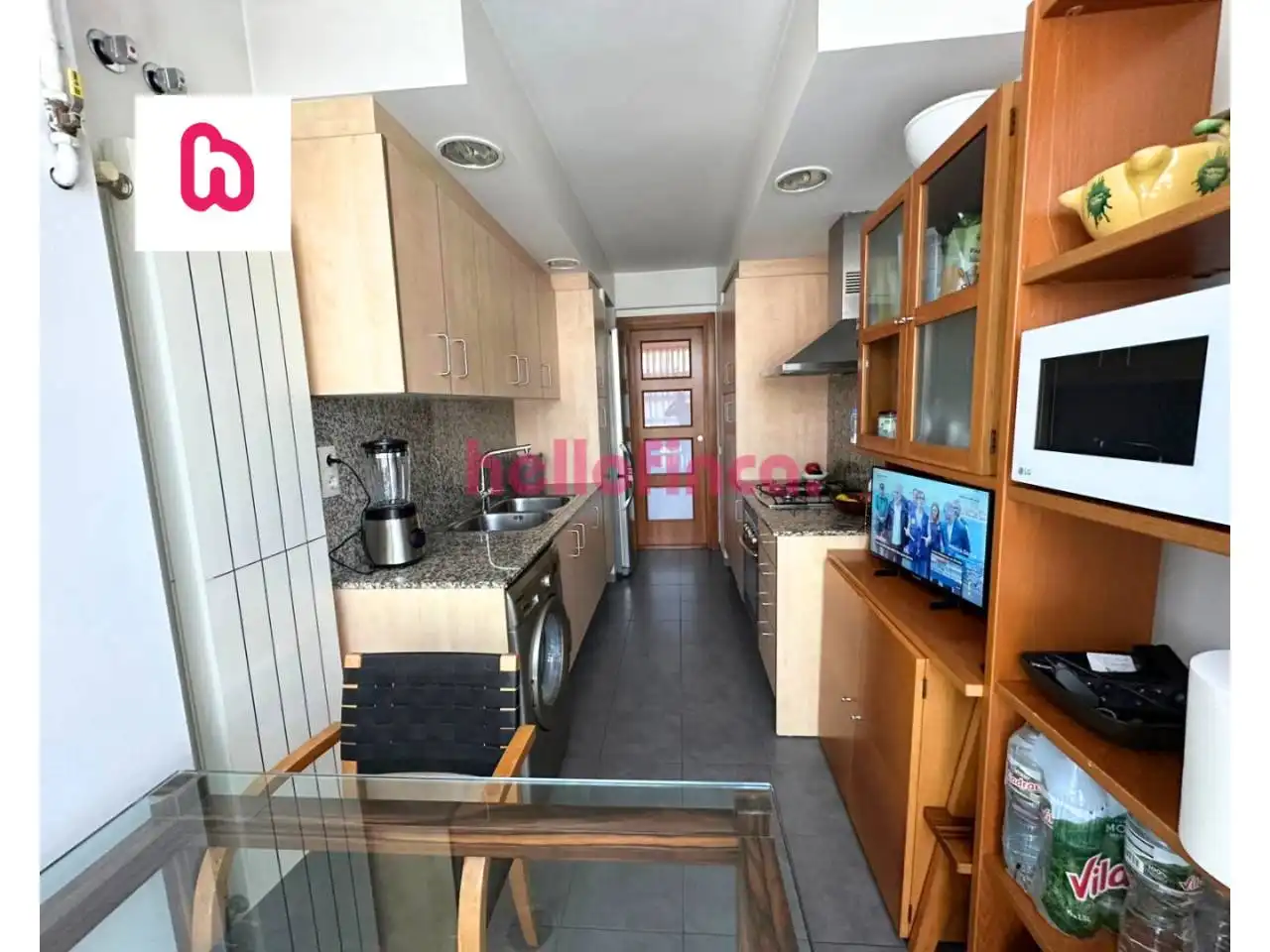 Küche von Maisonette zum Verkauf in Badalona mit Heizung, Parkett und Terrasse