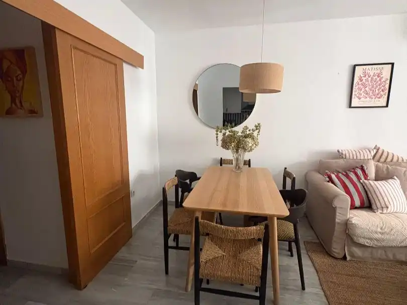Dining room of Flat for rent in Málaga  with Air Conditioner, Furnished and Washing machine