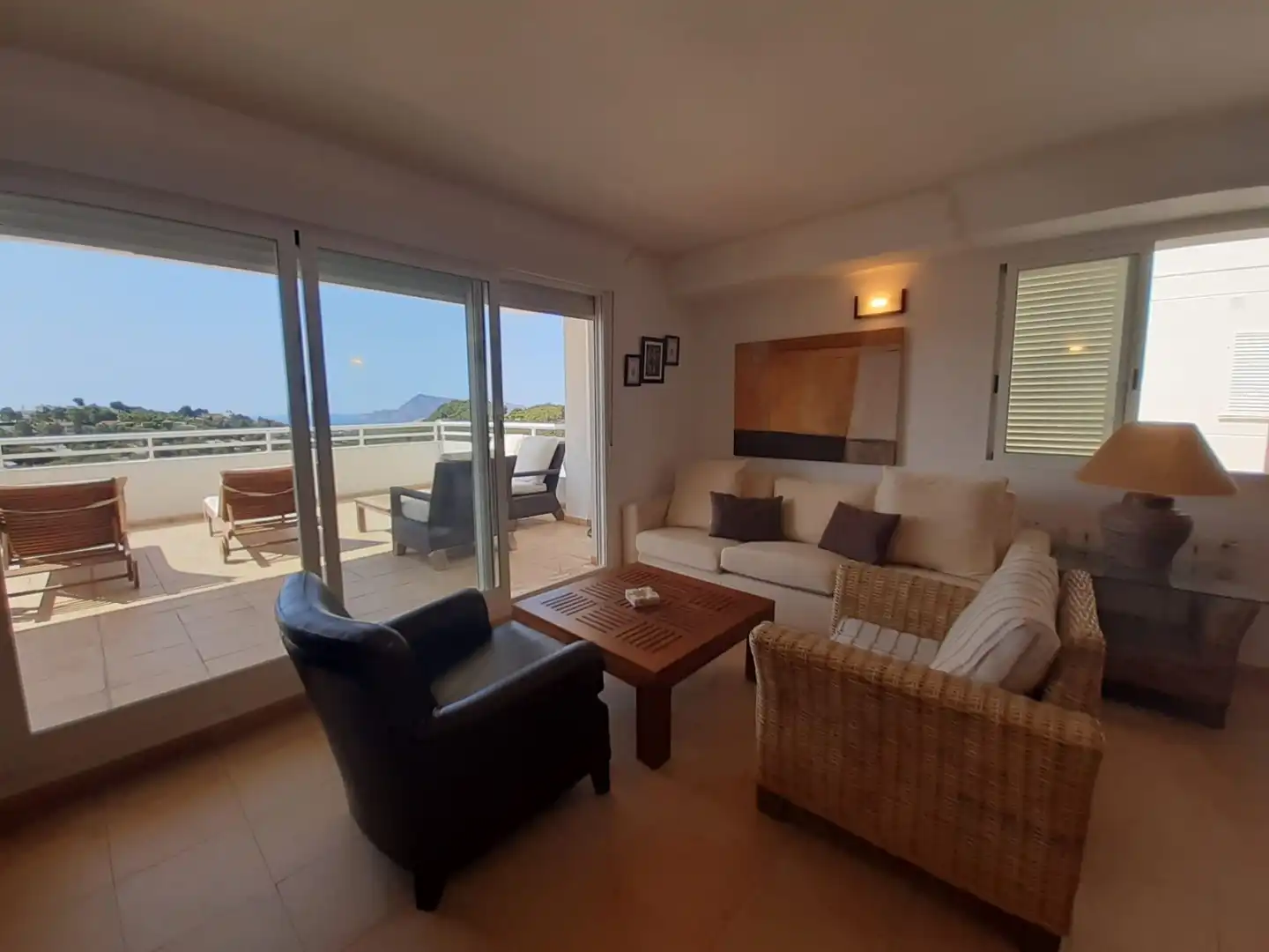Wohnzimmer von Wohnung zum Verkauf in Altea mit Klimaanlage, Heizung und Terrasse