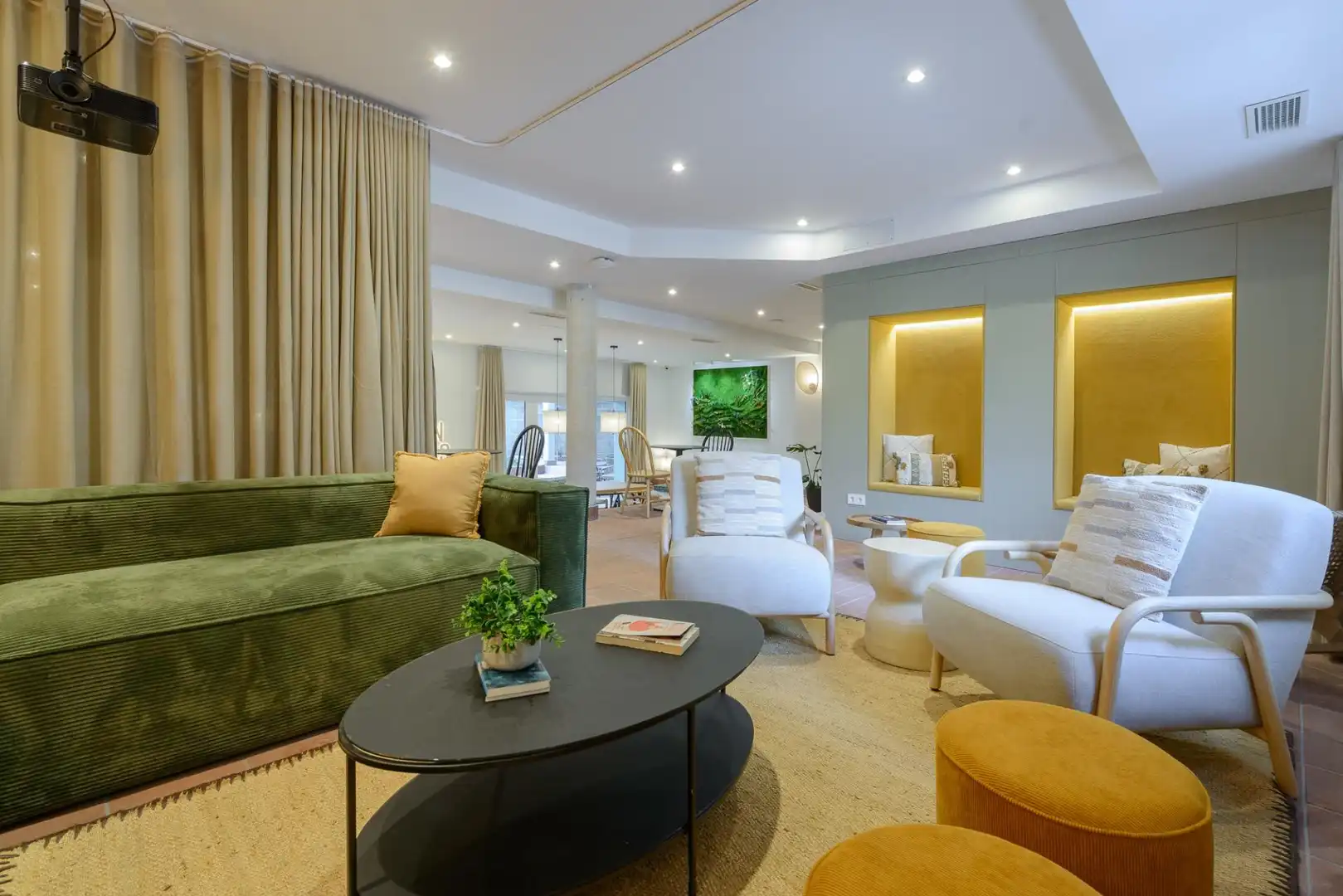 Wohnzimmer von Wohnung zur Miete in Madrid mit Klimaanlage und Möbliert
