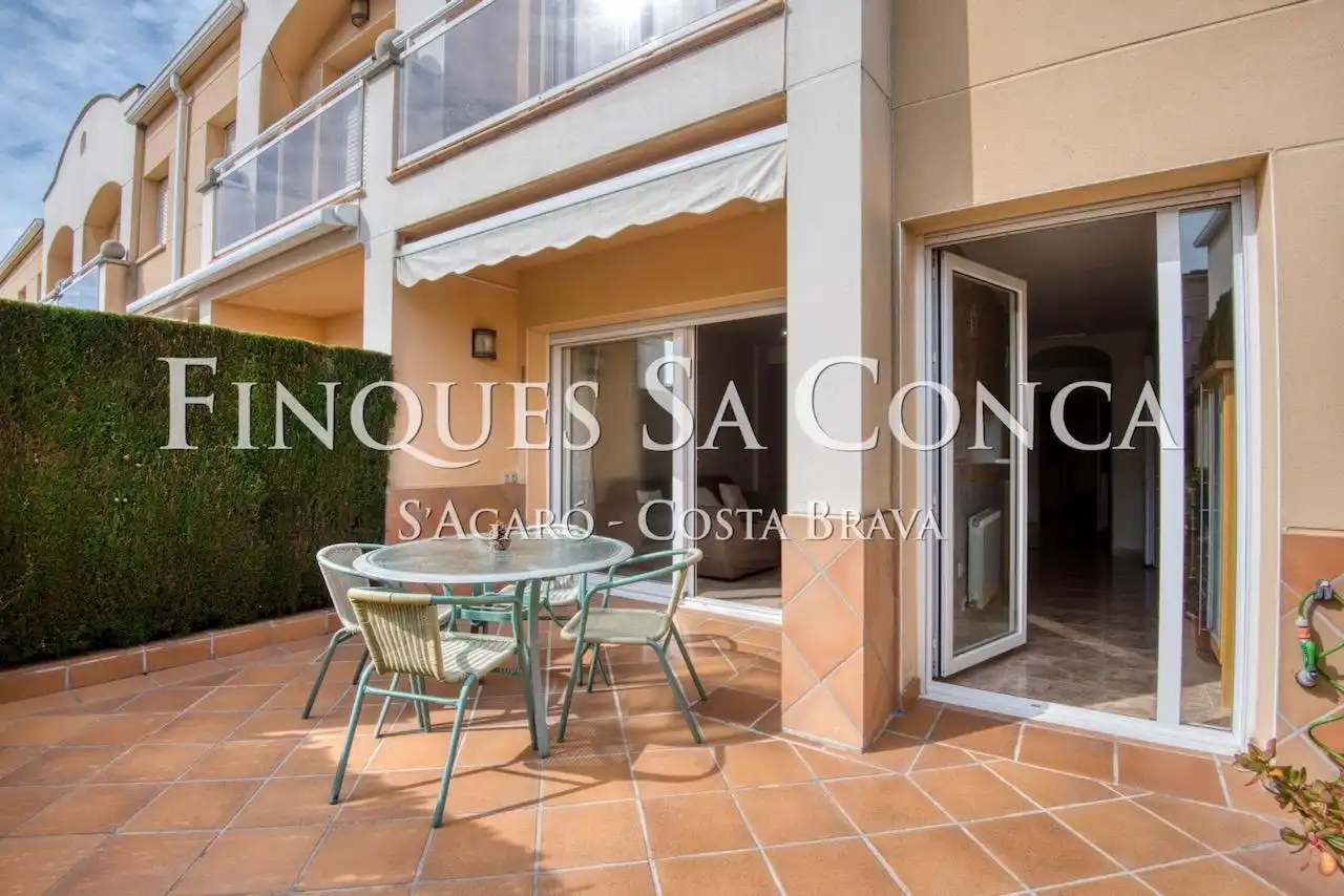 Terraza de Casa adosada en venta en Castell d'Aro, Platja d'Aro i s'Agaró con Aire acondicionado, Calefacción y Amueblado
