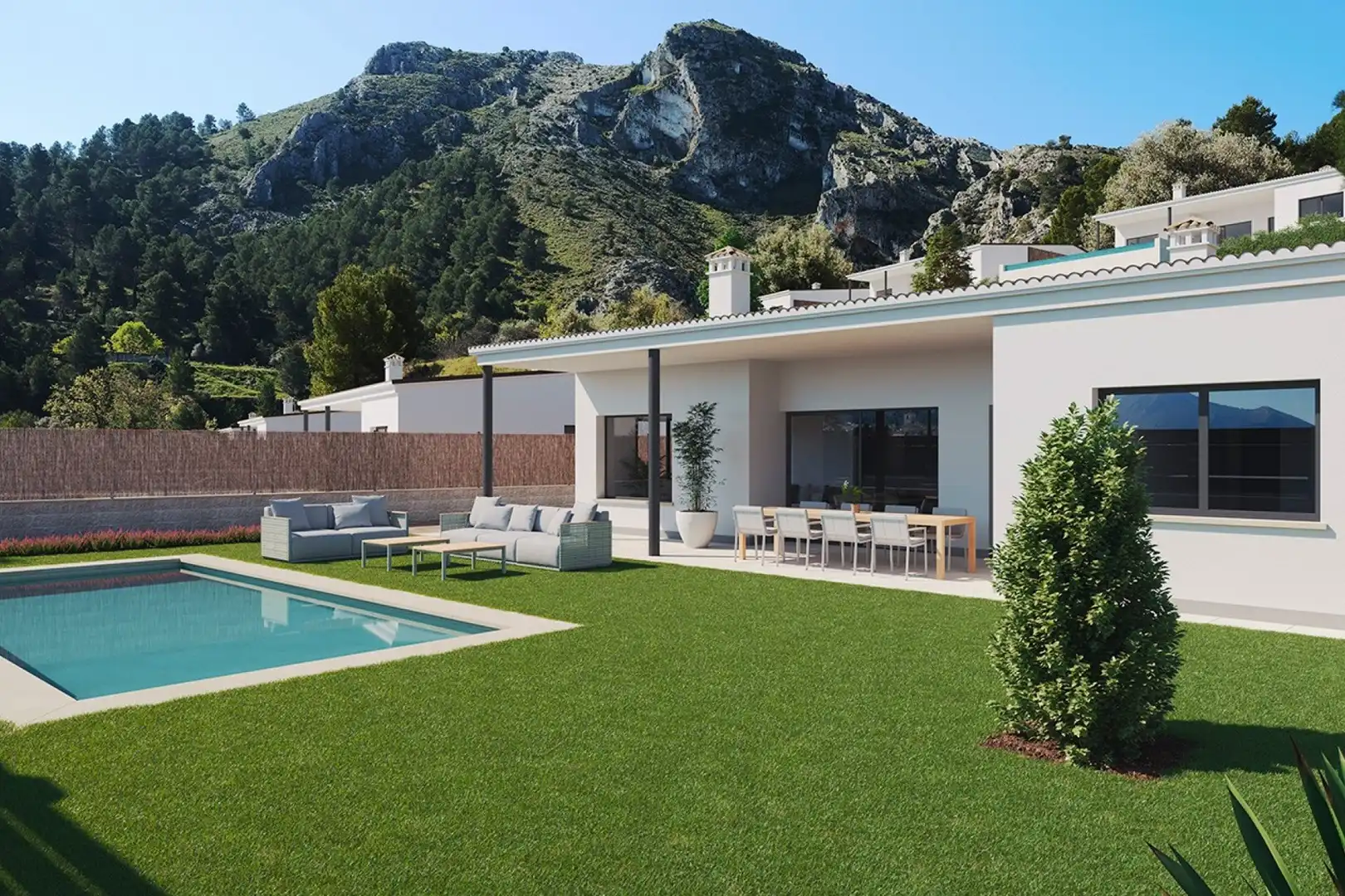 Terrassa de Casa o xalet en venda en Penàguila amb Aire condicionat, Jardí privat i Terrassa