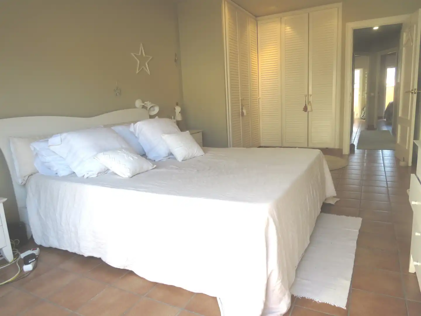 Schlafzimmer von Country house zur Miete in Sant Andreu de Llavaneres mit Heizung, Parkett und Terrasse