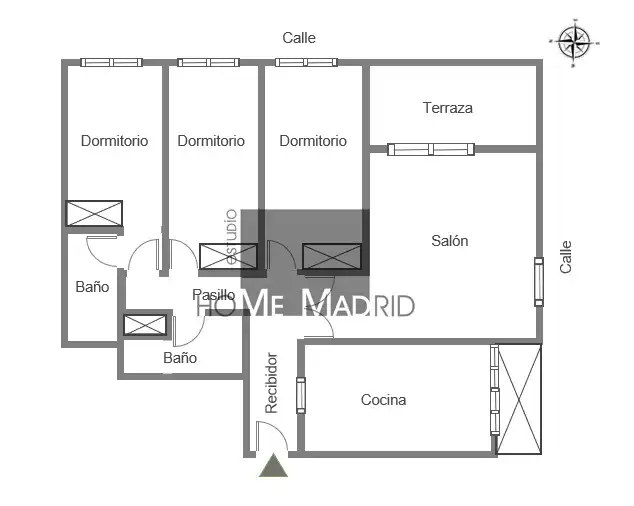 Piso en venta en Madrid con Aire acondicionado, Calefacción y Parquet