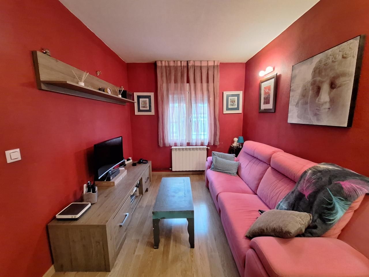 Sala d'estar de Pis en venda en  Madrid Capital amb Aire condicionat, Calefacció i Terrassa