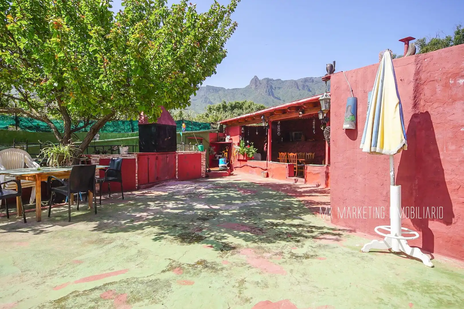 Vista exterior de Finca rústica en venda en Valsequillo de Gran Canaria amb Aire condicionat, Terrassa i Piscina