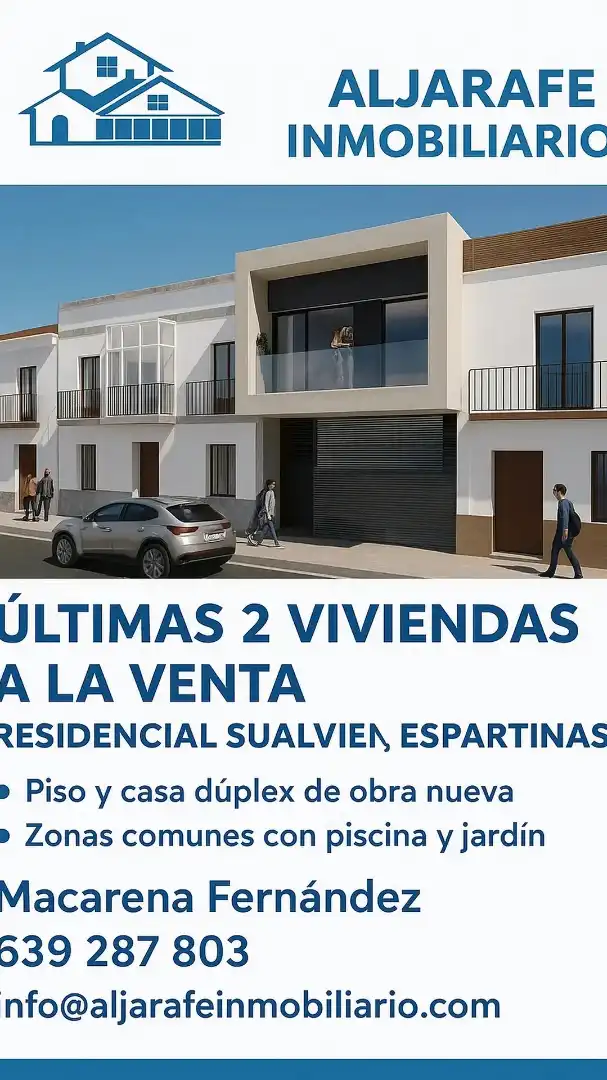 Vista exterior de Pis en venda en Espartinas amb Aire condicionat, Calefacció i Terrassa