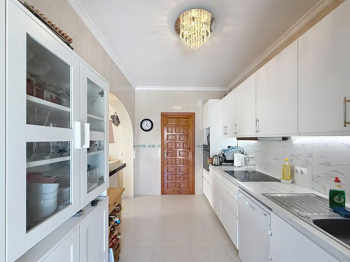 Cocina de Casa o chalet en venta en Benitachell / El Poble Nou de Benitatxell con Aire acondicionado, Calefacción y Jardín privado