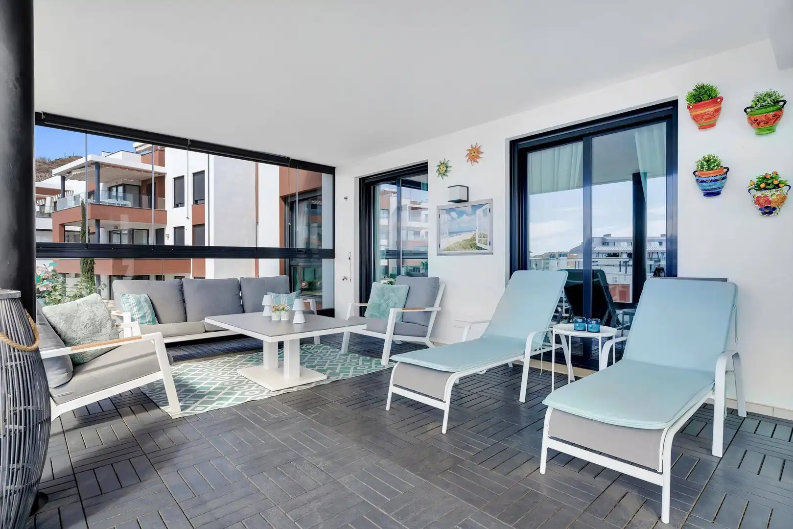 Terrassa de Apartament en venda en Fuengirola amb Aire condicionat, Jardí privat i Terrassa
