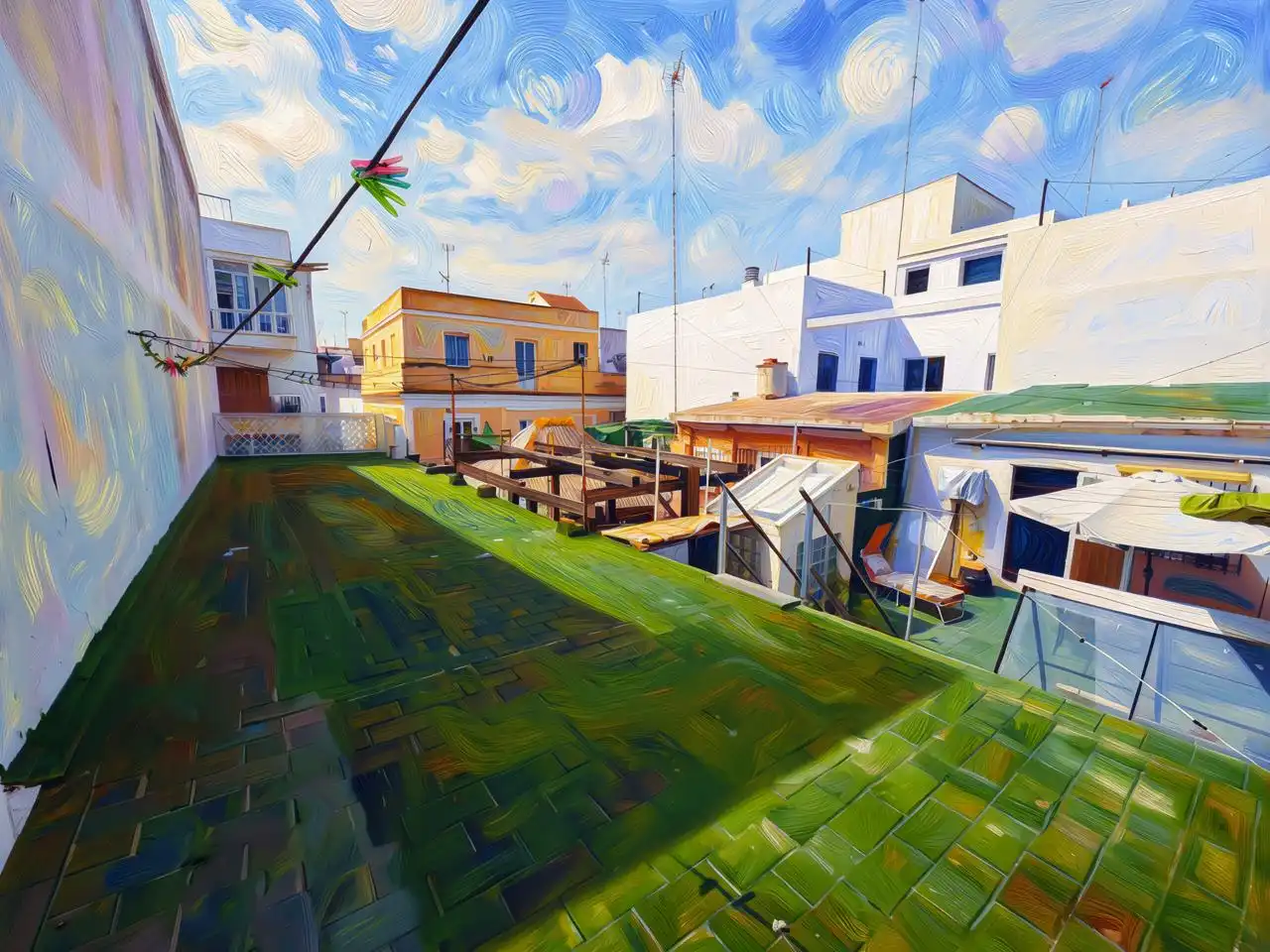 Außenansicht von Maisonette zum Verkauf in Cádiz mit Terrasse