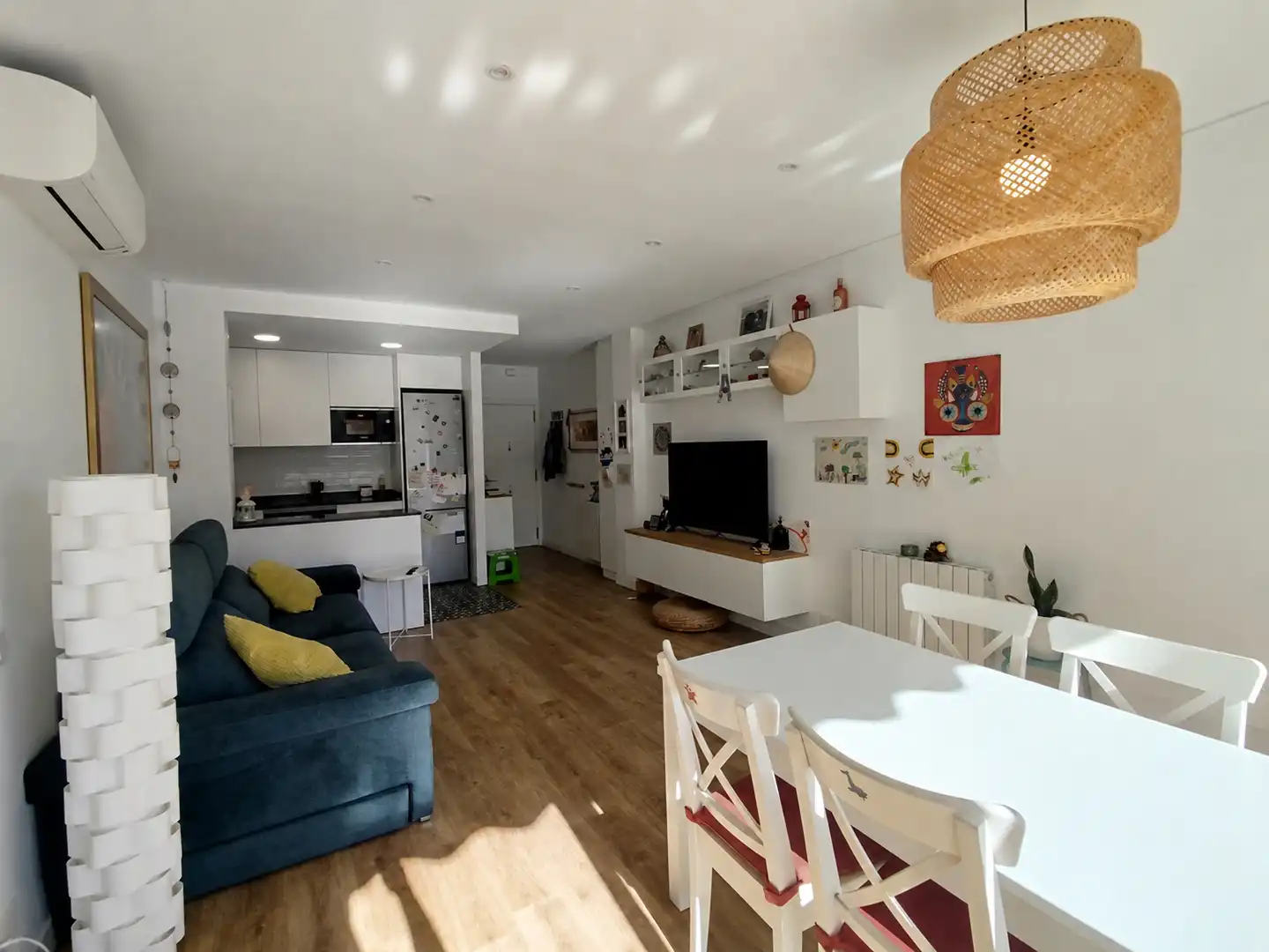 Sala de estar de Piso en venta en Barcelona con Aire acondicionado, Calefacción y Balcón