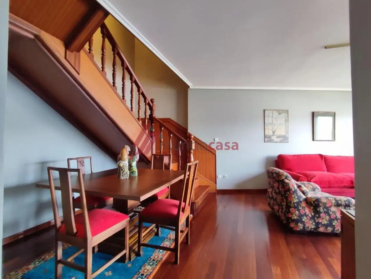 Sala d'estar de Dúplex en venda en Ferrol amb Calefacció, Parquet i Moblat