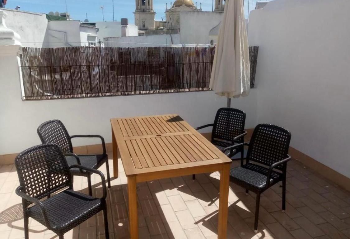 Terrassa de Àtic de lloguer en  Cádiz Capital amb Aire condicionat i Terrassa