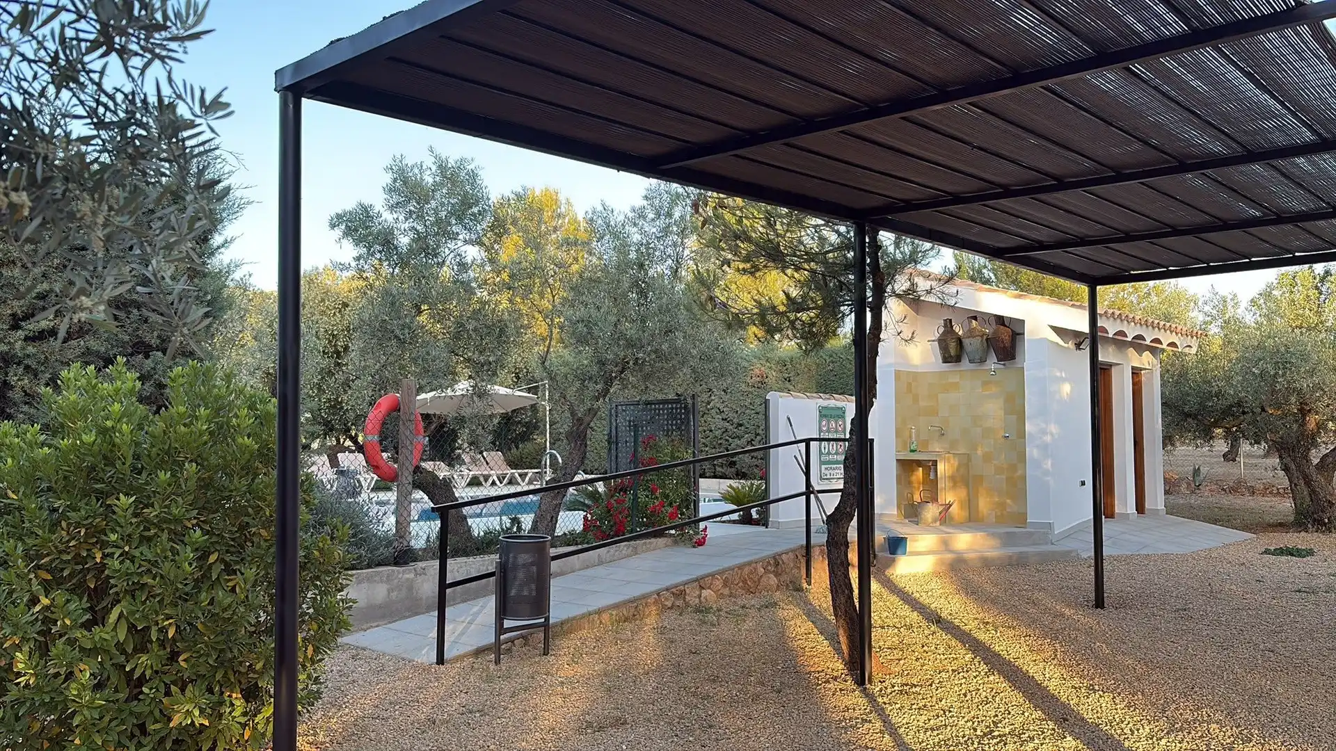 Terraza de Finca rústica en venta en Pozo Alcón con Aire acondicionado, Jardín privado y Terraza