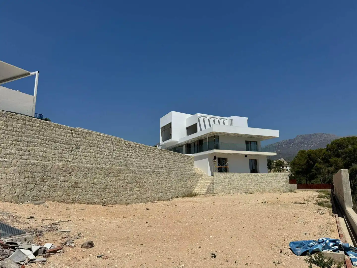 Vista exterior de Casa o chalet en venta en Benidorm con Aire acondicionado, Jardín privado y Terraza