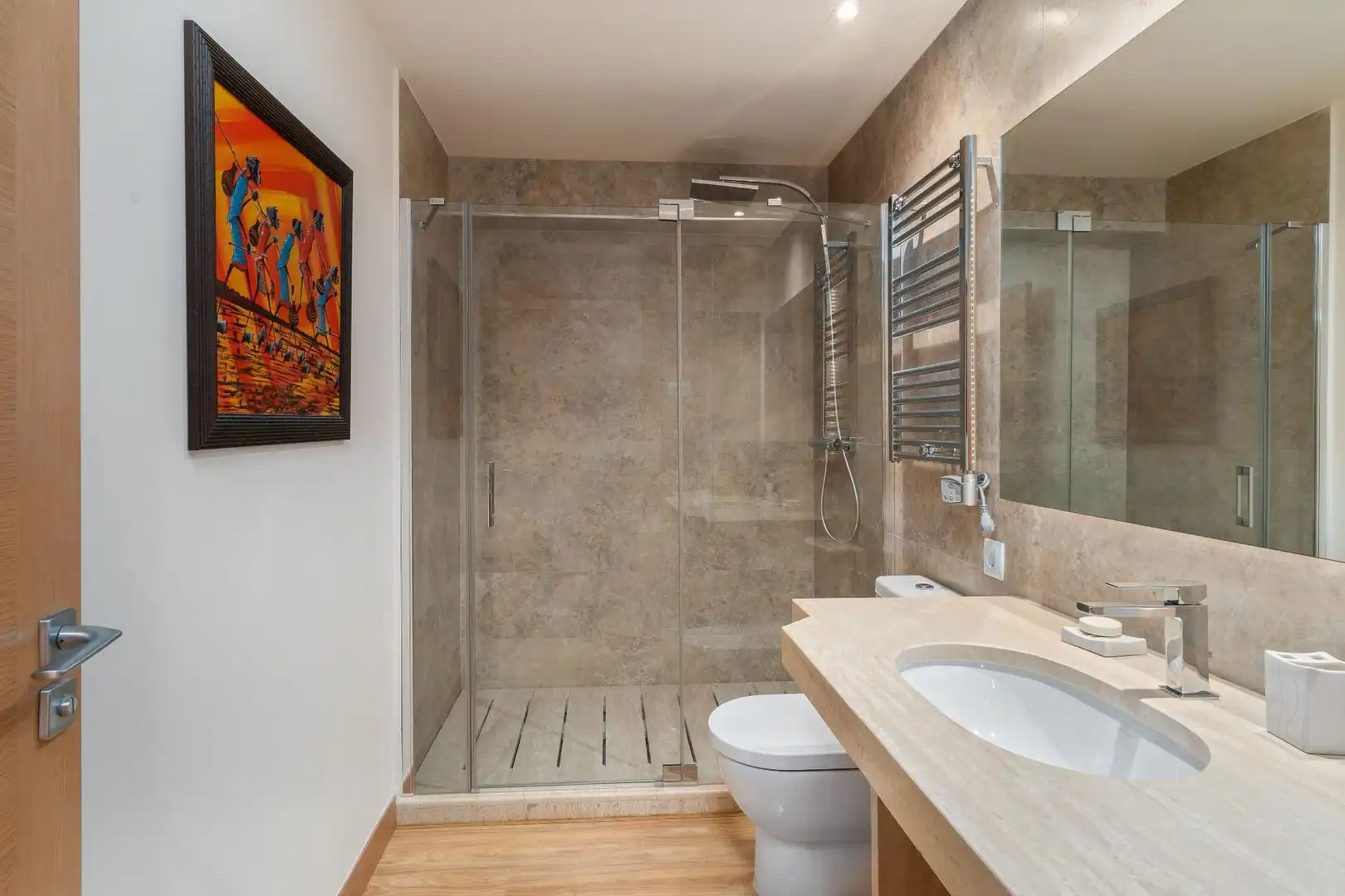 Bathroom of Detached homes for rent in Boadilla del Monte  with Air Conditioner, Heating and Private garden
