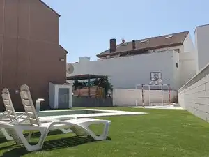Garden of Detached homes for sale in Villanueva de la Cañada  with Air Conditioner, Heating and Private garden