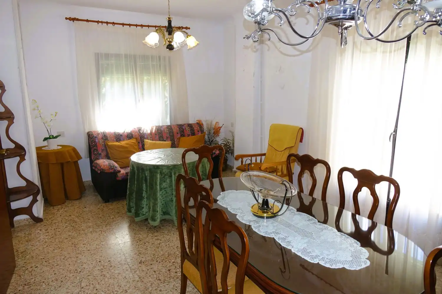 Menjador de Casa o xalet en venda en Lanjarón amb Terrassa i Balcó