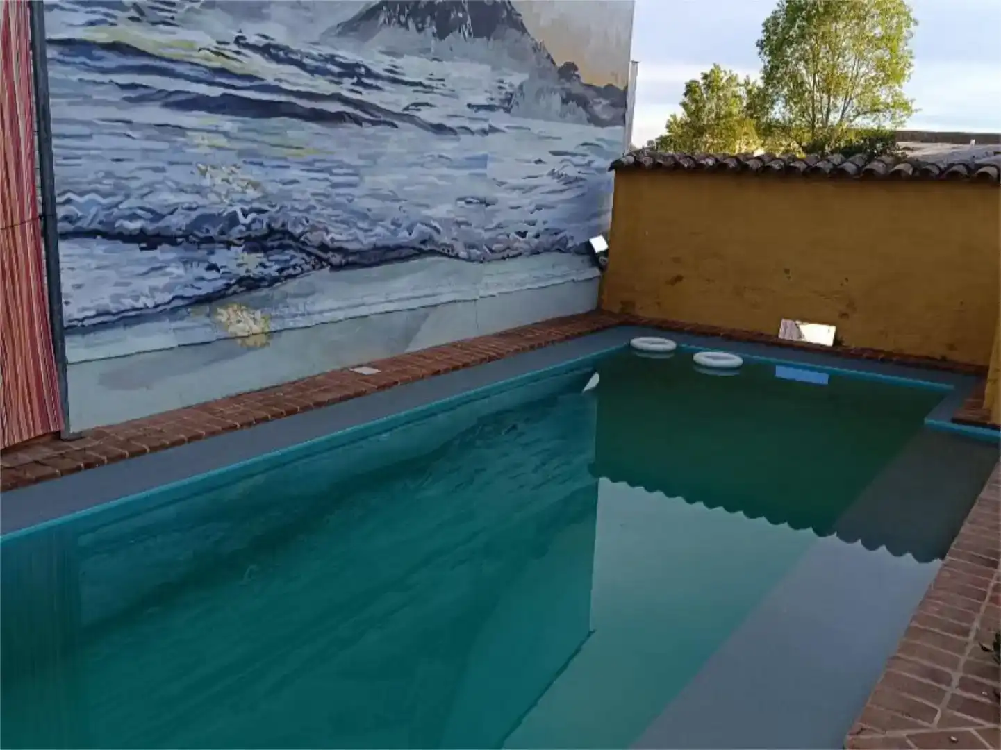 Piscina de Casa adosada en venda en Cortegana amb Jardí privat, Traster i Piscina
