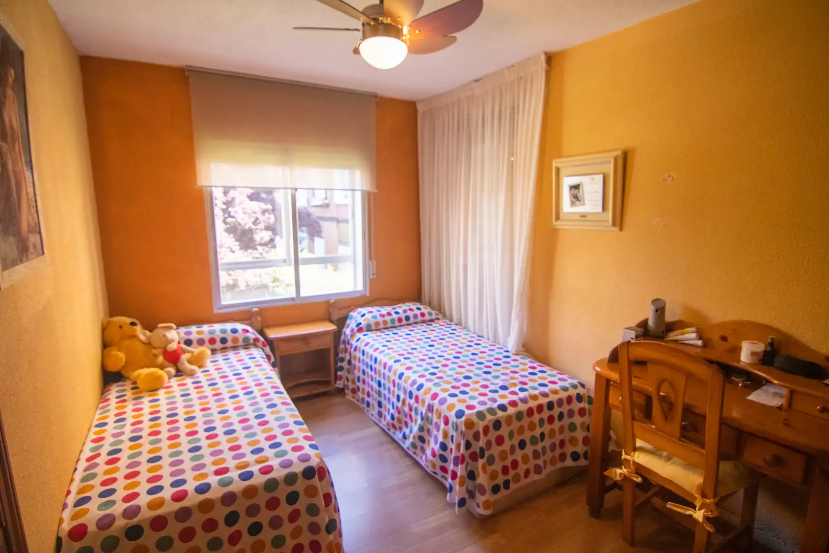 Schlafzimmer von Wohnung zum Verkauf in Madrid mit Heizung, Terrasse und Möbliert