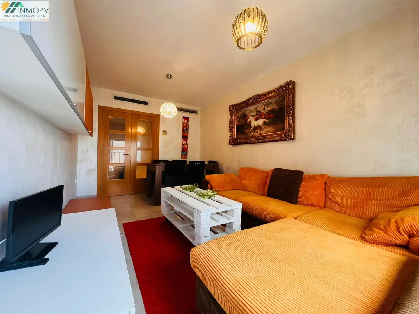 Living room of Flat for sale in Vinaròs  with Air Conditioner, Heating and Furnished