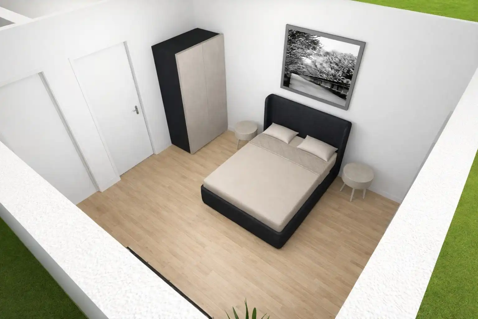 Schlafzimmer von Wohnung zum Verkauf in Tielmes mit Heizung, Abstellraum und Möbliert