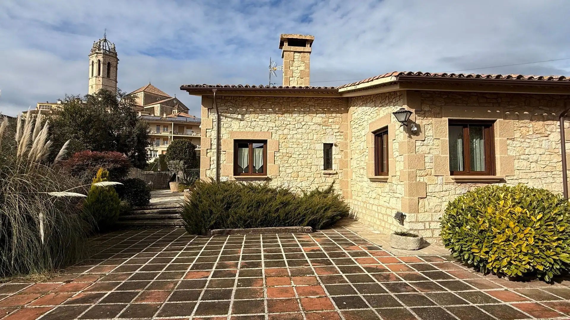 Vista exterior de Casa o xalet en venda en Moià amb Calefacció, Jardí privat i Traster