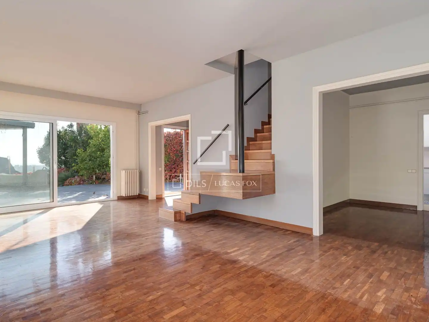 Sala de estar de Casa o chalet de alquiler en Sant Just Desvern con Aire acondicionado, Calefacción y Jardín privado