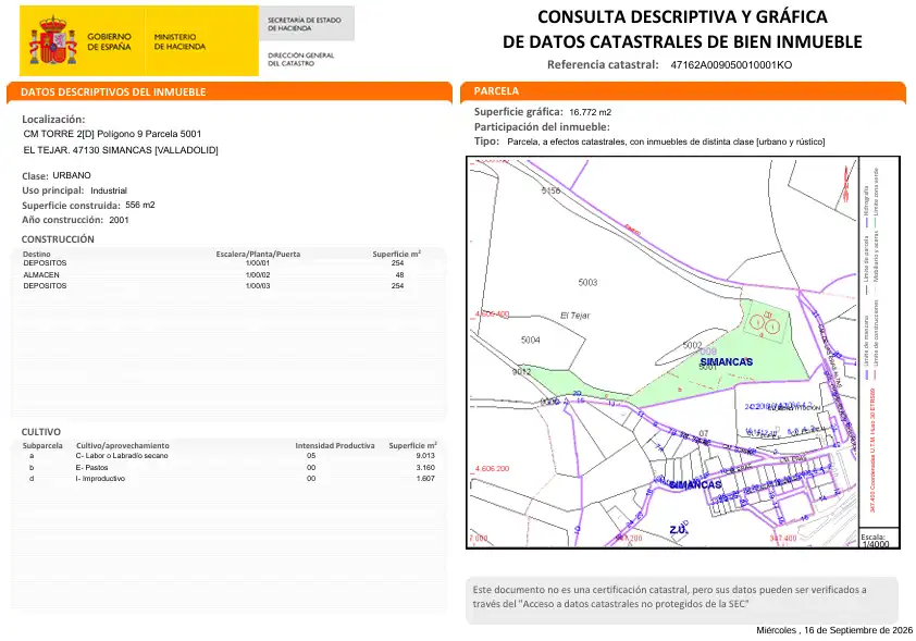 Terreno residencial en venta en Simancas, imagen 7