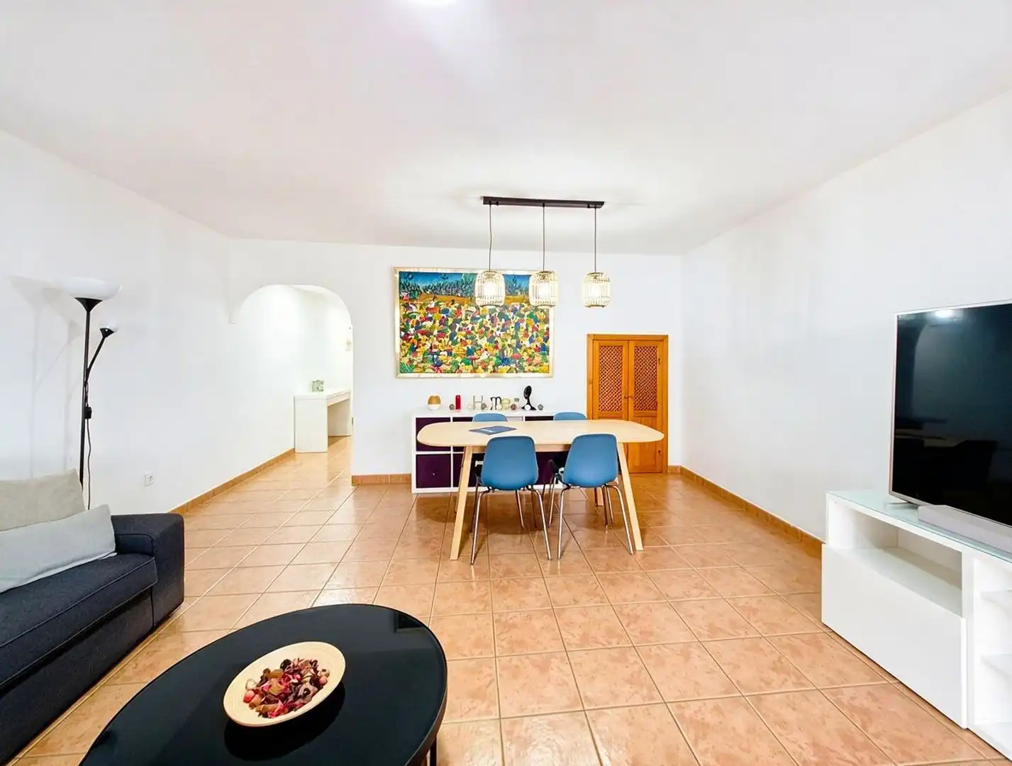 Dining room of Houses for sale in Arucas  with Private garden, Terrace and Storage room