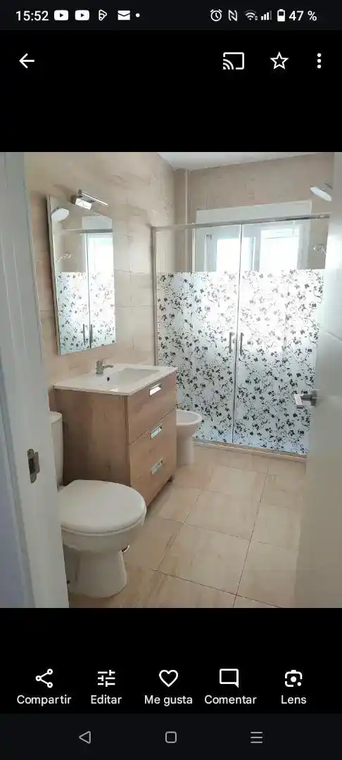 Bathroom of Flat for share in Puerto Real  with Air Conditioner, Furnished and Oven