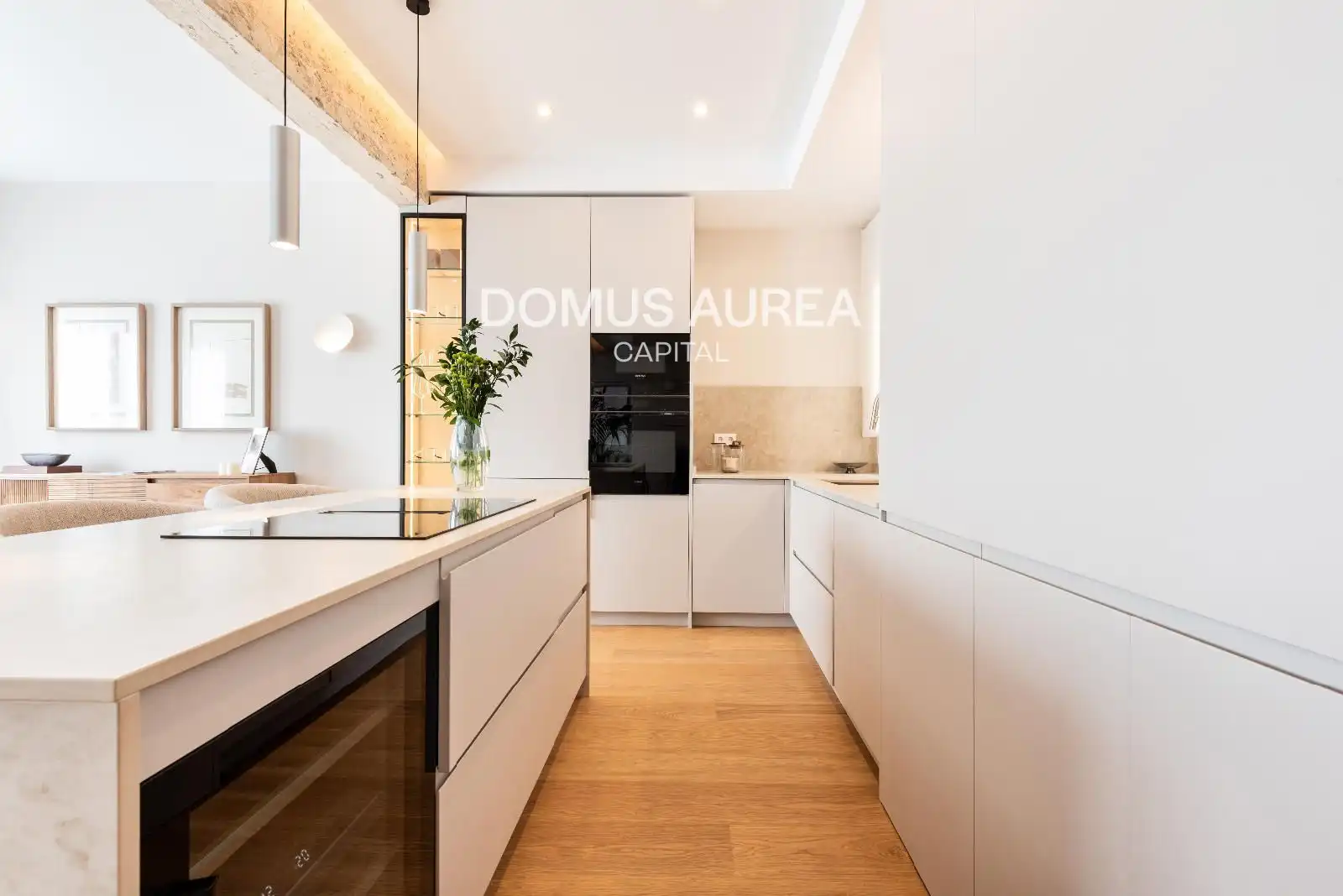Küche von Wohnung zum Verkauf in Madrid mit Klimaanlage, Parkett und Möbliert