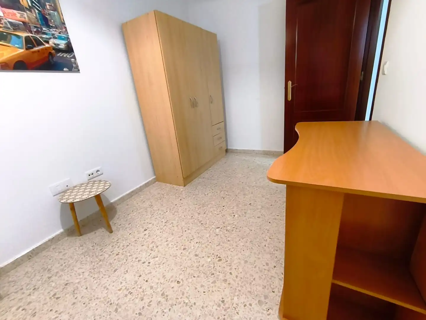 Bedroom of Flat for rent in Badajoz  with Air Conditioner, Furnished and Oven