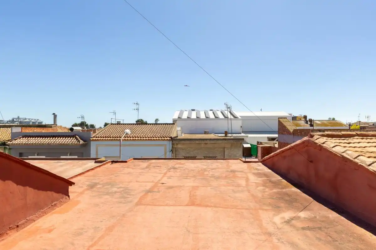 Vista exterior de Casa adosada en venda en Sollana amb Aire condicionat, Calefacció i Terrassa