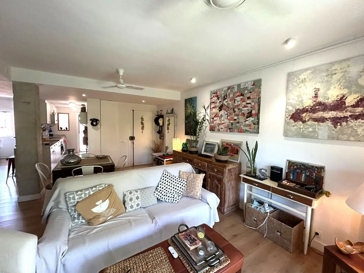 Sala de estar de Piso en venta en Calafell con Calefacción