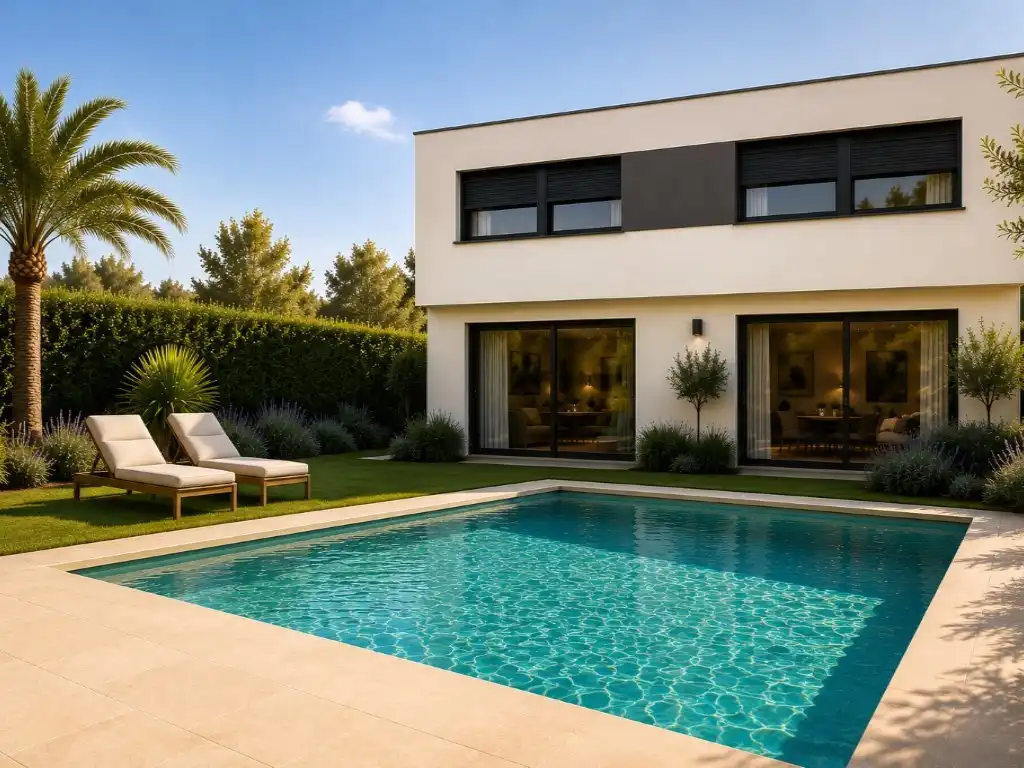 Piscina de Casa o chalet en venta en Cunit